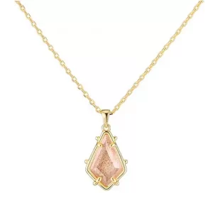 Sand-Drusy-Shell-Necklace