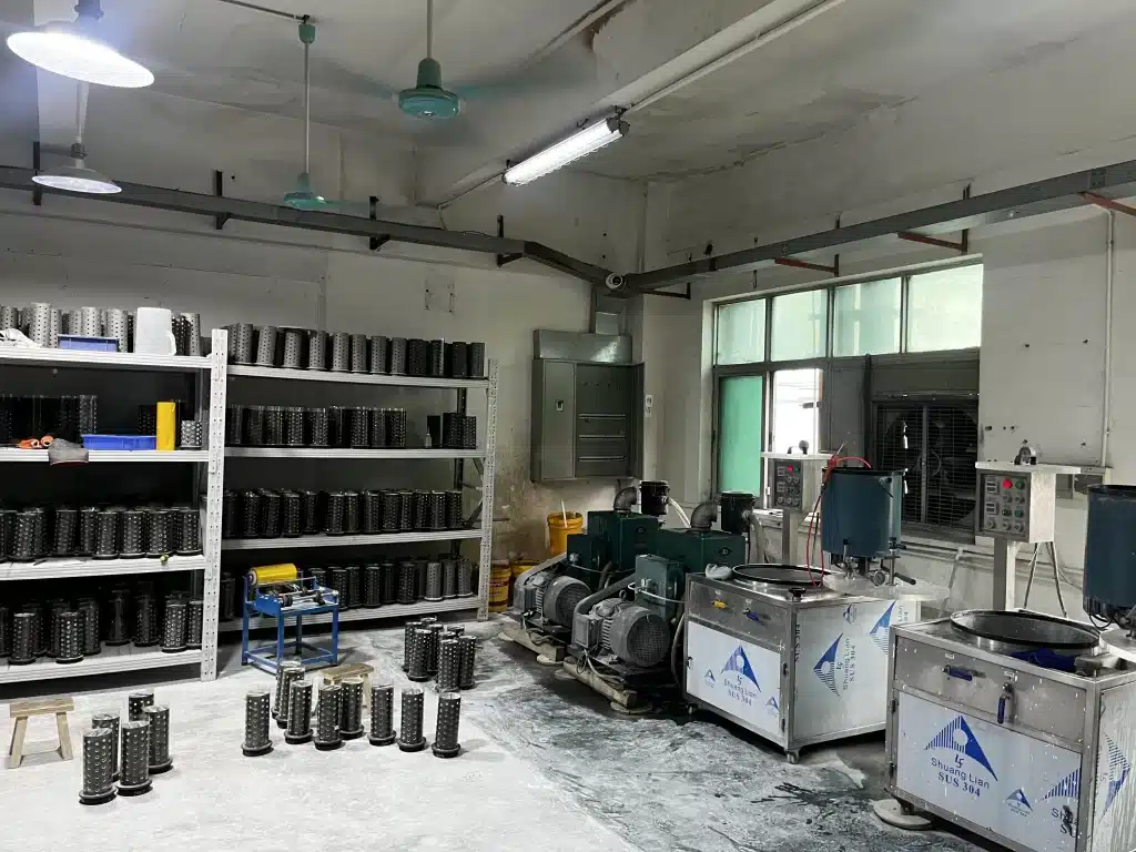 Industrial storage and production line