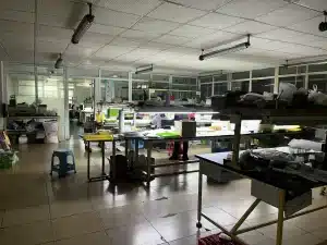 Clean room manufacturing environment