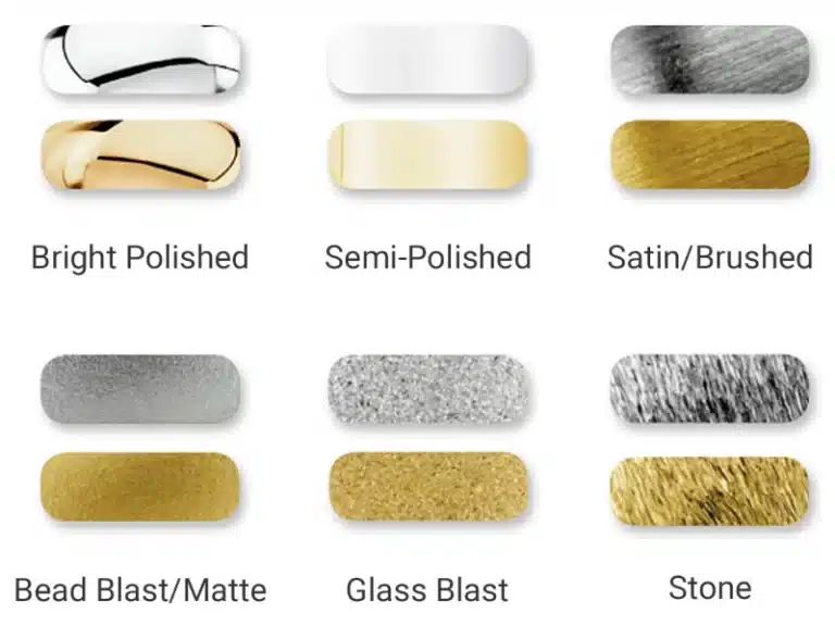metal type polishing for jewelry