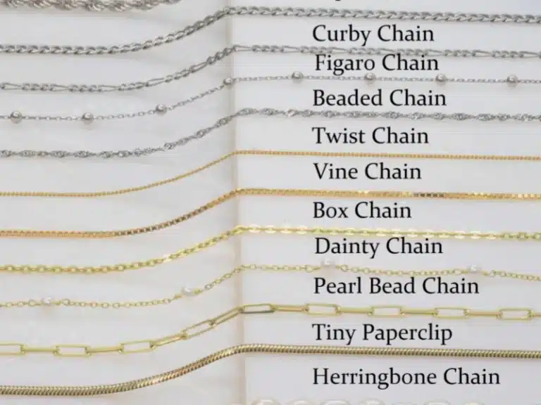 jewelry chains types from Honho
