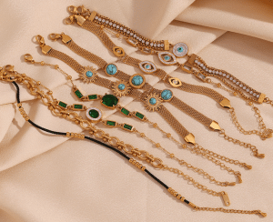 What is costume jewelry Various types of costume jewelry including statement necklaces, bracelets and earrings showcasing affordable glamour