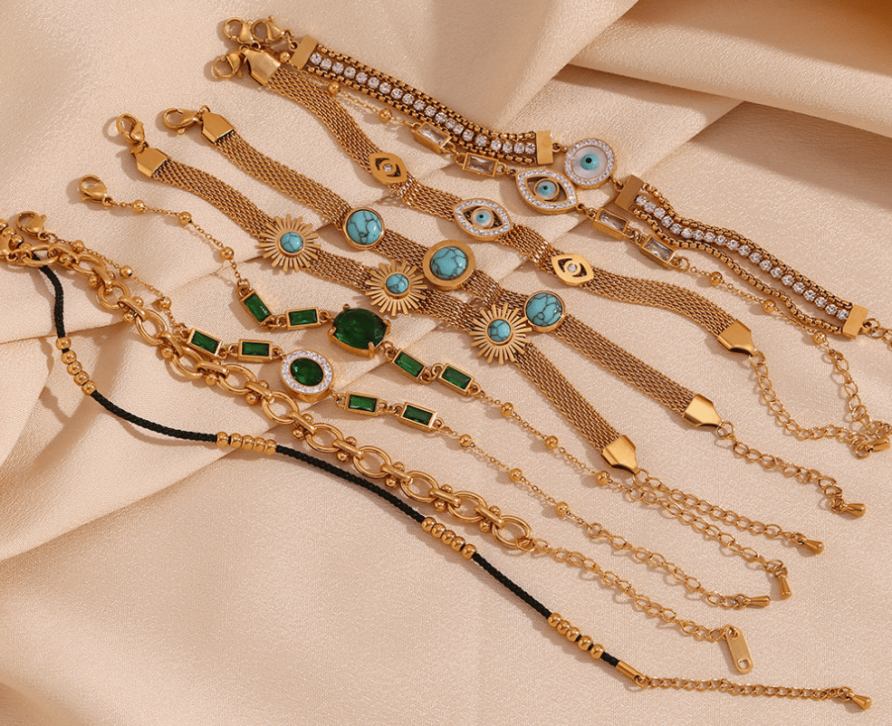 What is costume jewelry Various types of costume jewelry including statement necklaces, bracelets and earrings showcasing affordable glamour