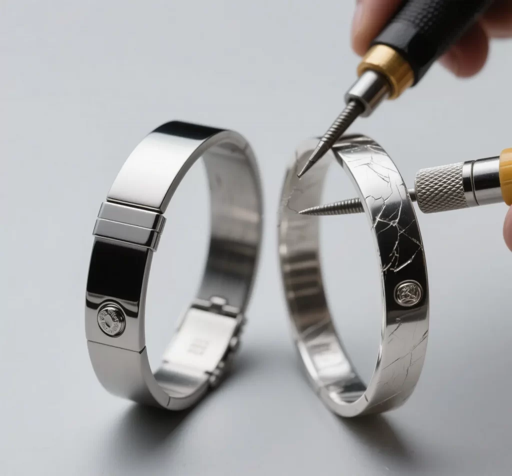 Sterling Silver vs Stainless Steel 2