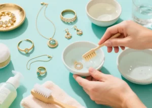 how to clean gold-plated jewelry