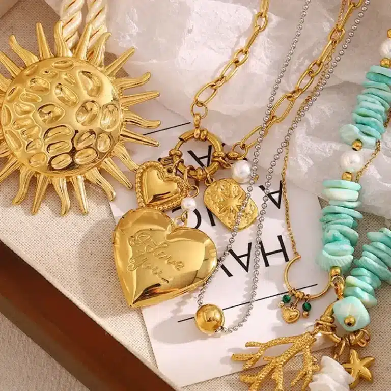 Charm Chain Styling: A Guide to Layering and Materials 13 charm chain styling