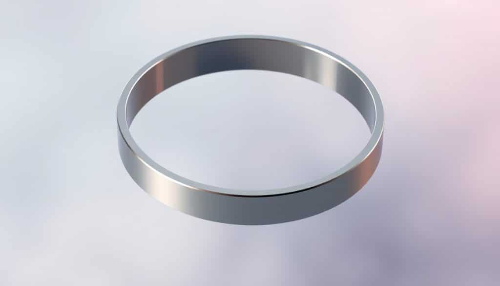 A detailed, high-resolution image of a magnetic bracelet floating in a serene, ethereal environment. The bracelet is made of gleaming stainless steel, with a polished, reflective surface that catches the soft, diffused lighting. The background is a hazy, atmospheric scene, with muted, pastel-colored gradients that create a sense of depth and tranquility. The image has a clean, minimalist aesthetic, allowing the bracelet to be the central focus, showcasing its sleek design and the potential health benefits it may provide. A detailed, high-resolution image of a magnetic bracelet floating in a serene, ethereal environment. The bracelet is made of gleaming stainless steel, with a polished, reflective surface that catches the soft, diffused lighting. The background is a hazy, atmospheric scene, with muted, pastel-colored gradients that create a sense of depth and tranquility. The image has a clean, minimalist aesthetic, allowing the bracelet to be the central focus, showcasing its sleek design and the potential health benefits it may provide.