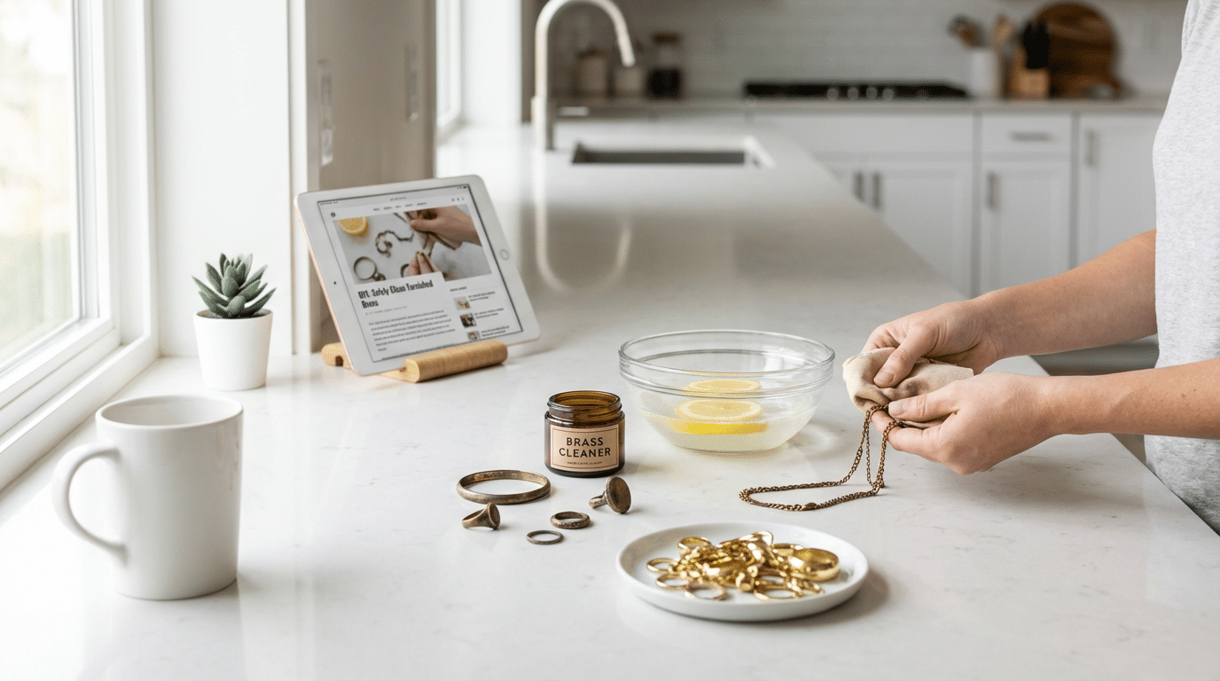 Does Brass Jewelry Tarnish? Care Prevention and Cleaning Tips 2 How to Clean Tarnished Brass Jewelry Safely