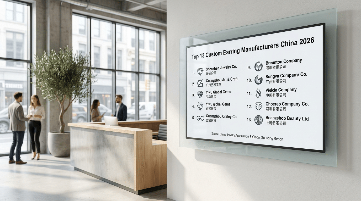 Top 13 Custom Earring Manufacturers in China 2026 Guide 3 Top 13 Custom Earring Manufacturers China 2026