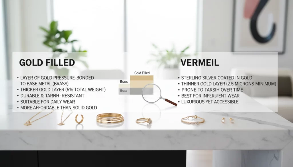 Gold Filled vs Vermeil Guide Differences Durability and Value 1 Gold Filled vs Vermeil Comparison Guide liZTWnW71