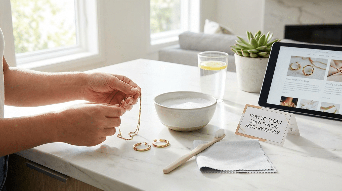 How to Clean Gold Plated Jewelry Safely at Home 3 How to Clean Gold-Plated Jewelry Safely