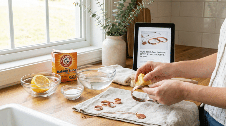 How to Clean Copper Jewelry at Home Naturally and Safely 6 How to Clean Copper Jewelry at Home Naturally and Safely
