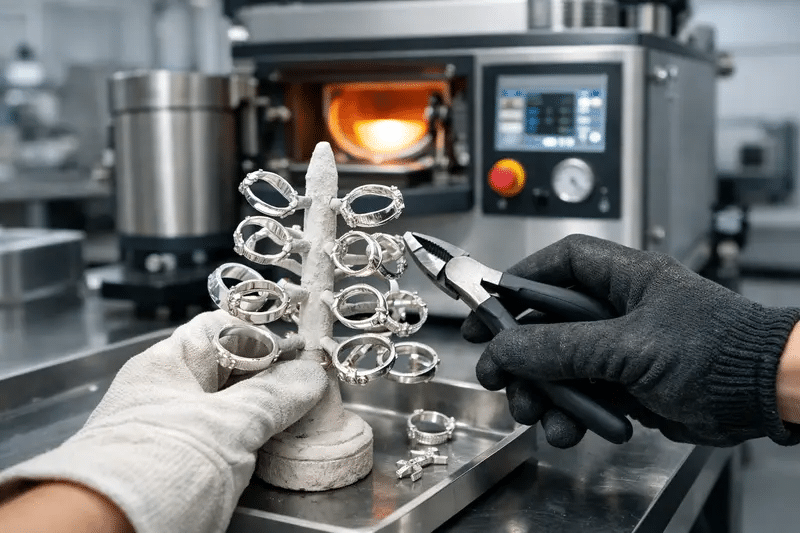 Home 54 Small Batch Jewelry Manufacturing using CAD software to create a 3D ring model