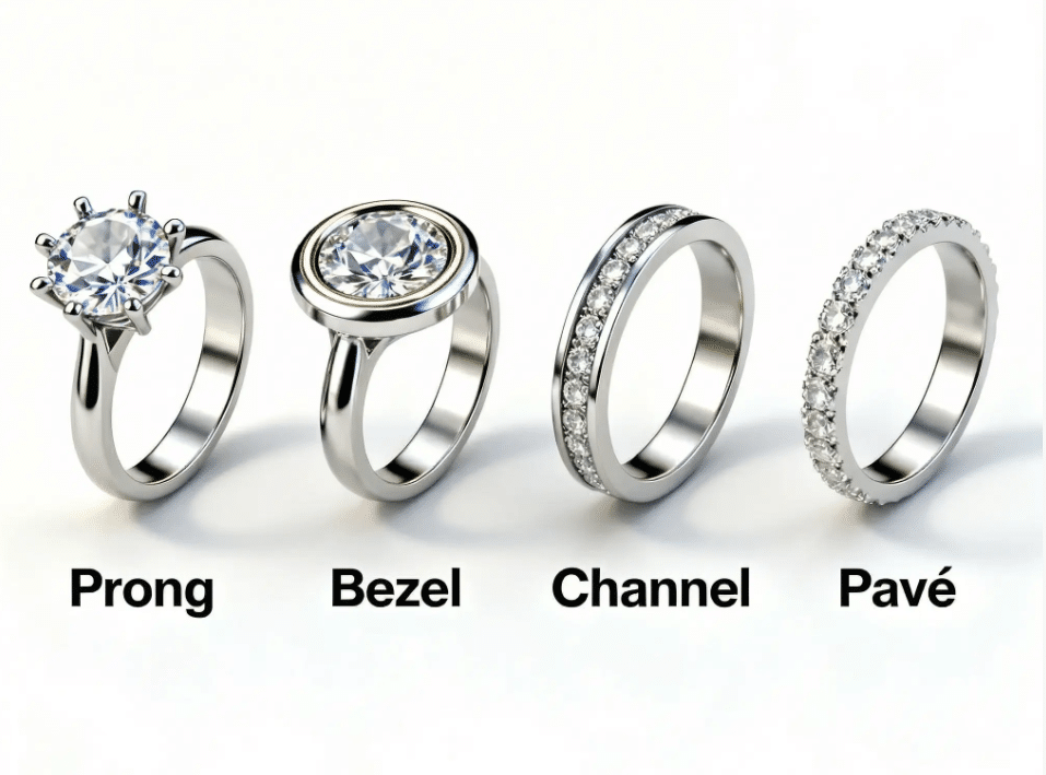Home 48 Choosing the Best Jewelry Stone Setting for Mass Production