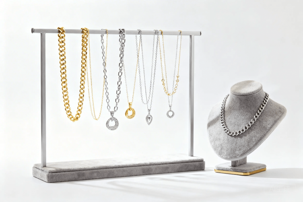 How to Buy Jewelry Wholesale: Step-by-Step Guide 2026 1 A well-curated wholesale jewelry display is the starting point of every profitable retail brand.