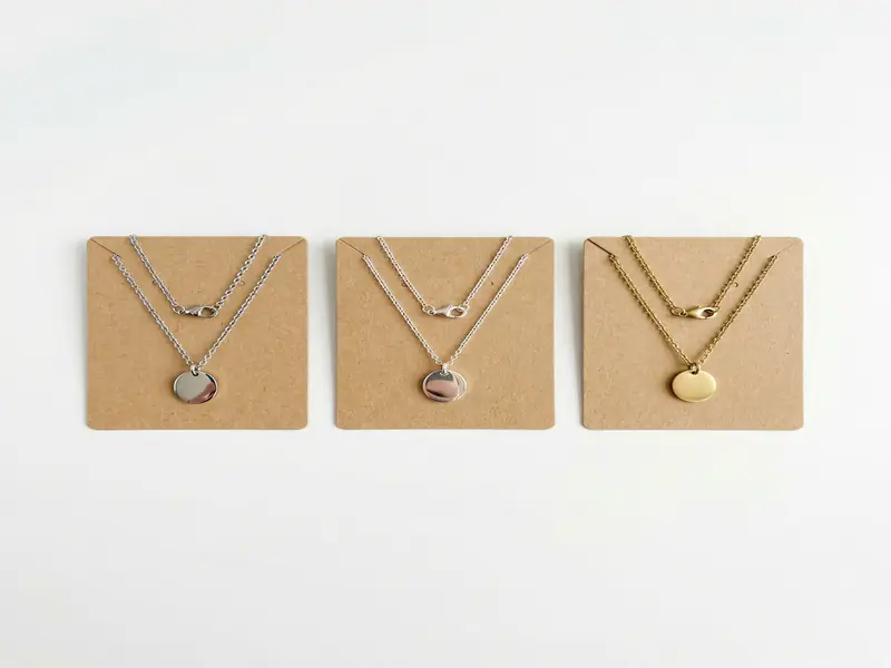 Custom Necklace: The Complete Guide to Ordering Wholesale for Your Brand 3 custom necklace material comparison steel silver brass bbe1d9fed4b64e61a658c0897cd8832c