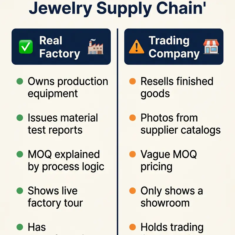 The Ultimate Guide to Factory Jewelry Direct: Sourcing Secrets and Avoiding Pitfalls 2 factory vs trading company checklist 241d83a511084310b5307ce18695333c