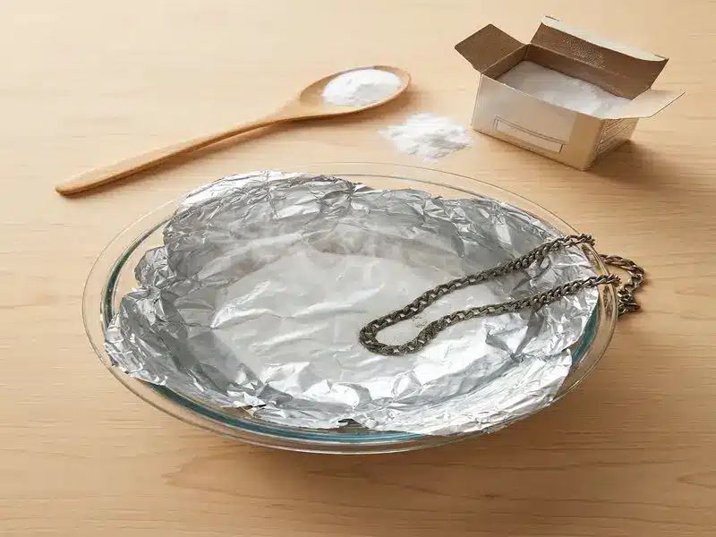 Does Silver Tarnish? The Complete Truth & Fix Guide (2026) 3 how to clean silver tarnish baking soda aluminum foil 3dc59b412deb4740ad44cabe70f0629a