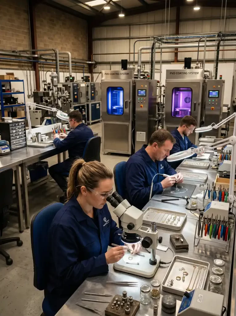 Jewellery Manufacturer: How to Choose the Right One 1 jewellery manufacturing workshop 35b1402e82944366bd467863e9838984