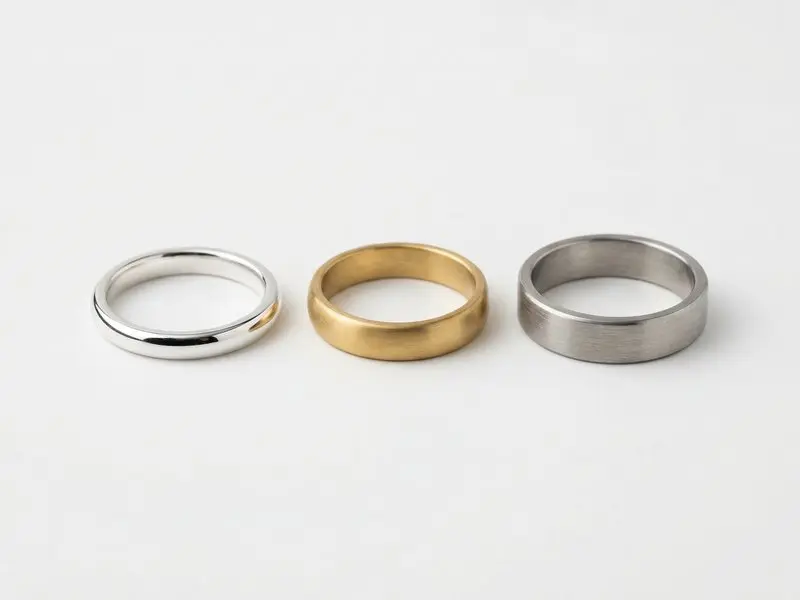 How to Make Rings: Step-by-Step Guide for All Methods (2026) 5 silver brass stainless ring metal types comparison dca233e2d1044570bbcd4dcba15c5ea5