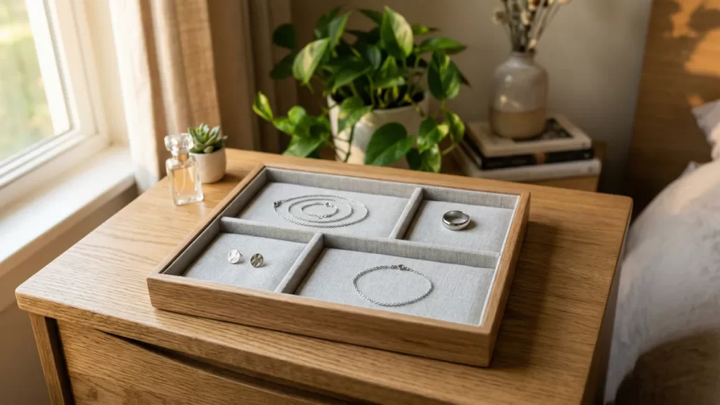 How to Clean Stainless Steel Jewelry: 7 Methods That Actually Work 6 stainless steel jewelry proper storage 58d8f01fdf454e349e107b4a1a7233fa