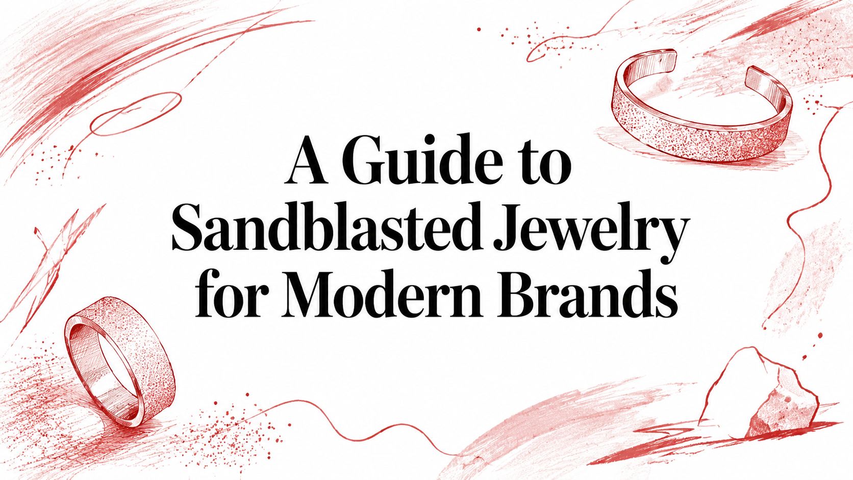 A Guide to Sandblasted Jewelry for Modern Brands