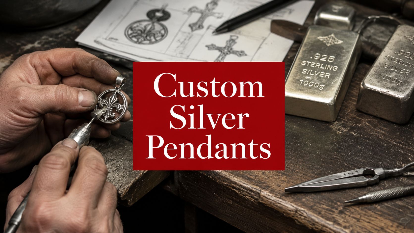Home 59 Expert OEM/ODM: Custom Sterling Silver Pendants Made Easy