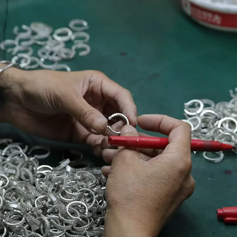 Earring Backings: Post Fit, Comfort and Wholesale Checks 3 earring assembly worker 01