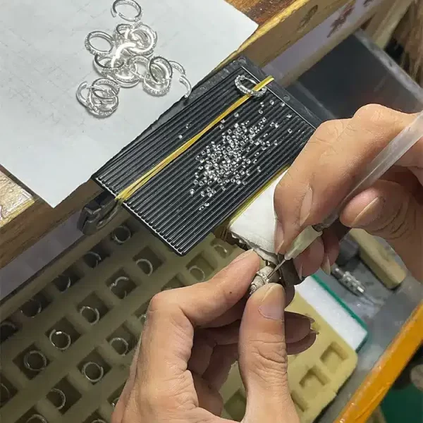 Premium factory direct jewelry production at HonHo manufacturing center Jewelry Manufacturer Detailed jewelry component assembly process